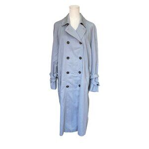 Zara Womens  Double Breasted Button Long Lightweight Trench Coat Size S/M